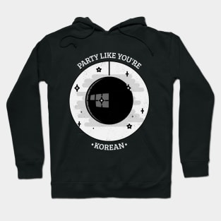 Party Like You're Korean (Black ver.) Hoodie